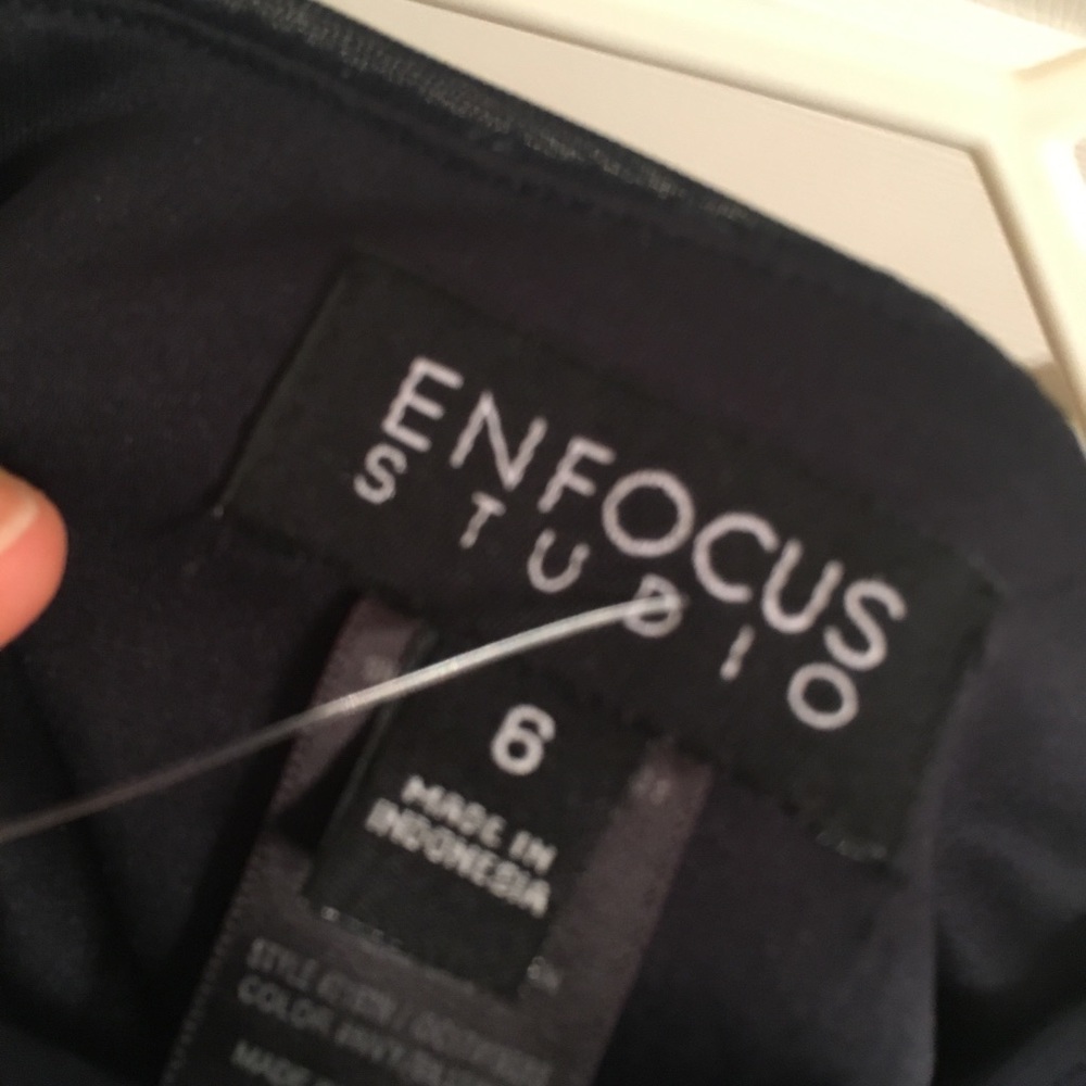 NWT Dress NWT Navy Blue Lace Moto - Picture 6 of 8